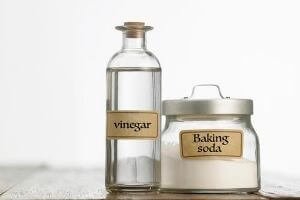 vinegar and baking soda